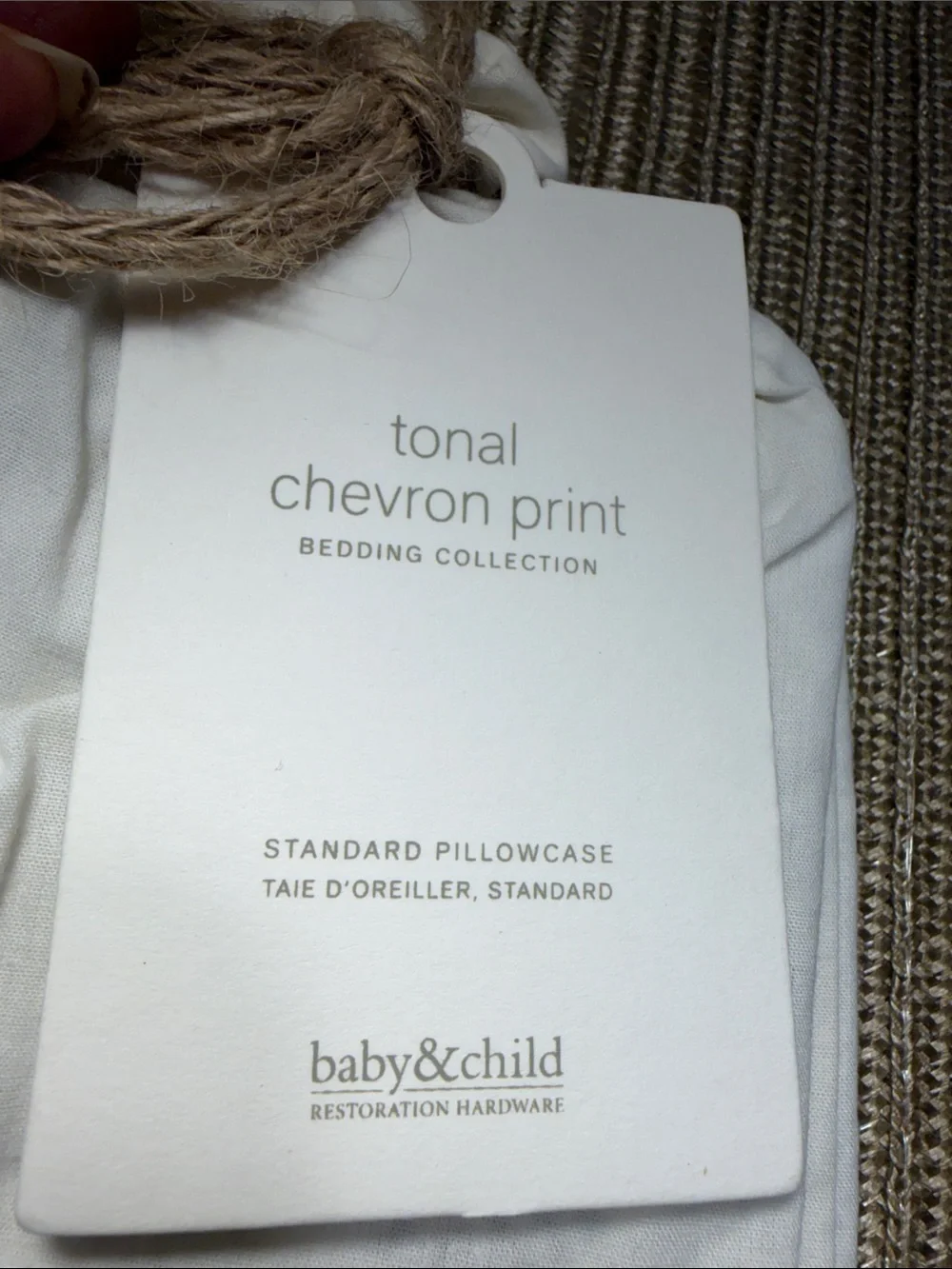 Restoration Hardware new tags